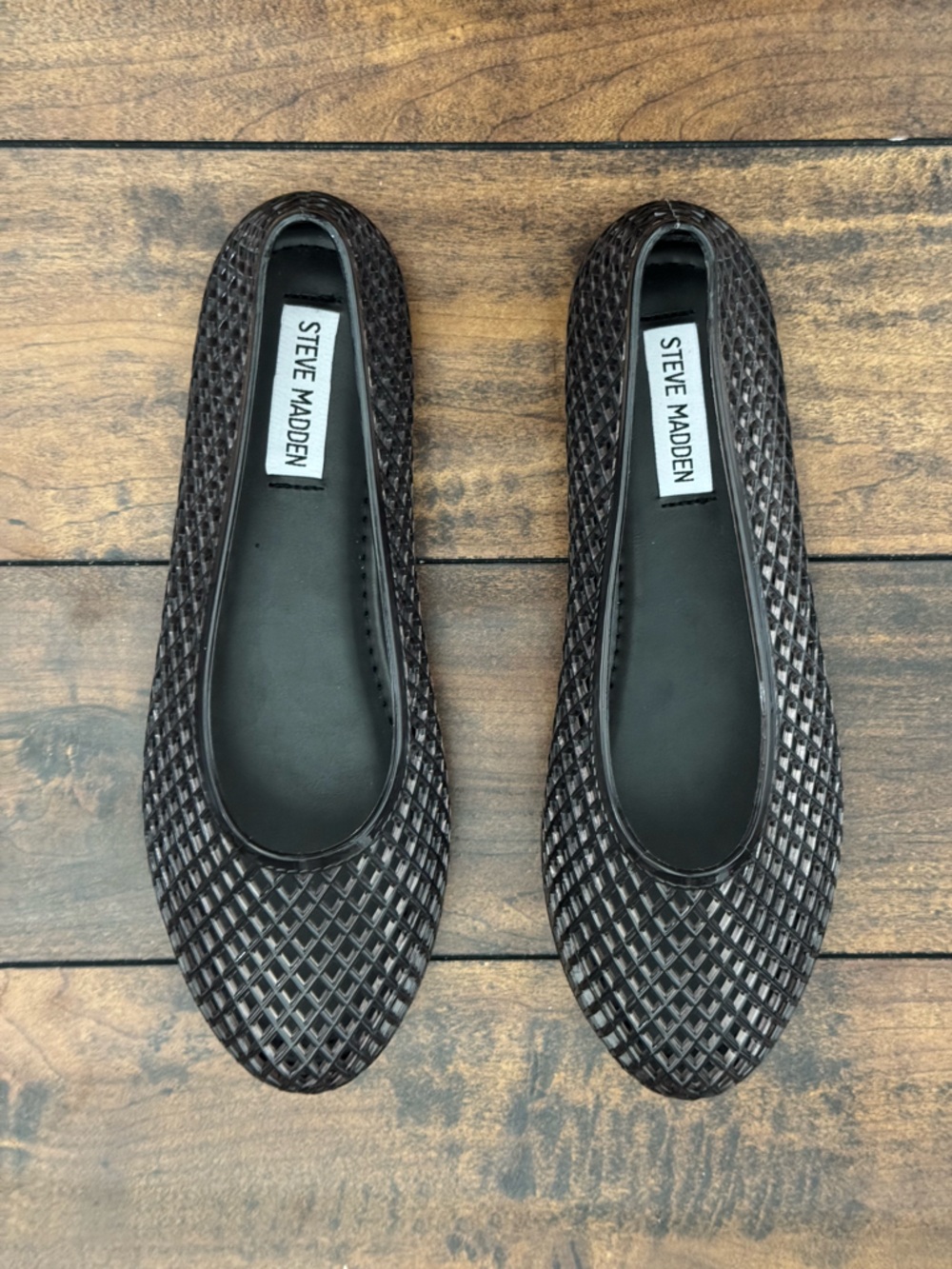 Steve Madden Gizmo Jelly Flat - Smoke